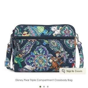 Disney X Vera Bradley Toy Story Andy's Room Triple Compartment Crossbody bag NWT